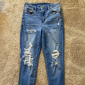 American Eagle Curvy high rise jeggings size 4 short